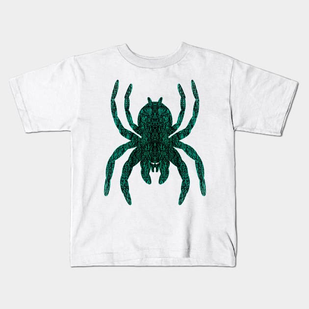 Cross Hatching Tarantula V13 Kids T-Shirt by IgorAndMore